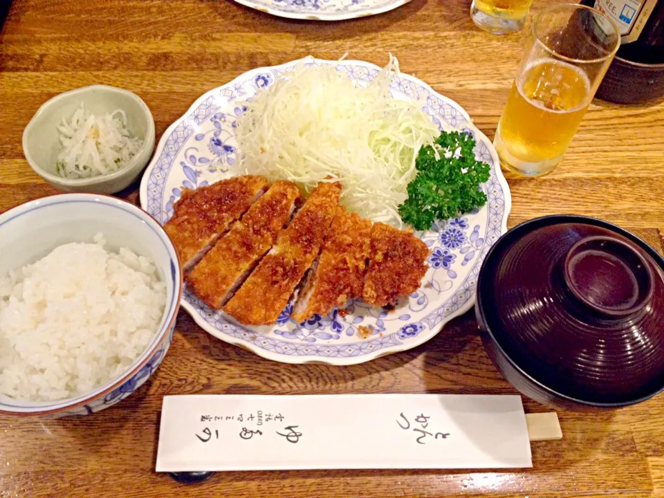 浅草  トンカツ定食|亀井恵美さん