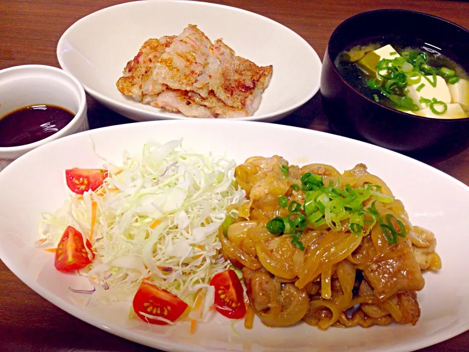 鶏肉のマヨポン炒めと大根もち|あやかさん