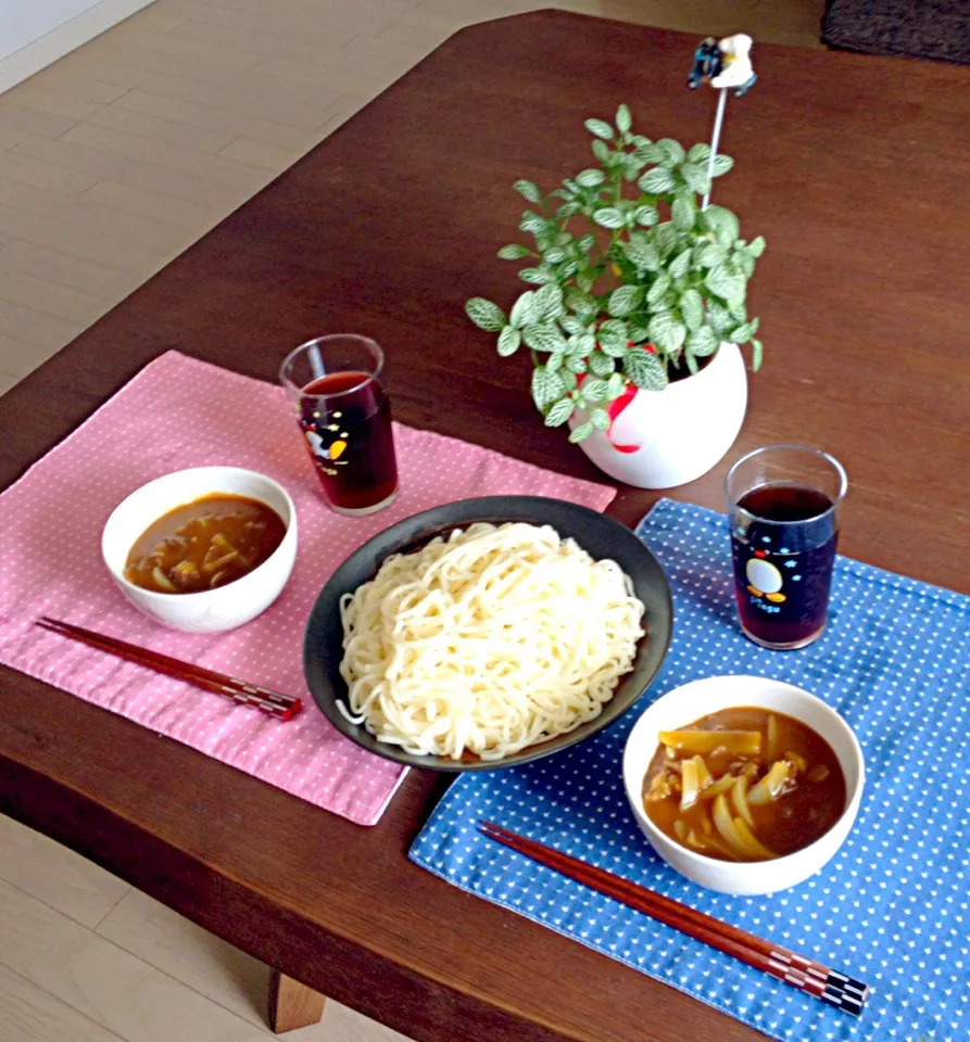 黒毛和牛のカレーつけ麺、プーアル茶|pentarouさん