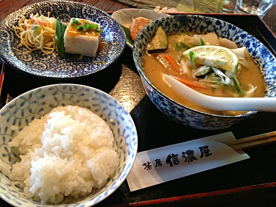 だんご汁定食|さのすけさん