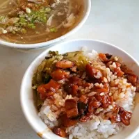 雙連香滿園魯肉飯，香菇赤肉羹|kcycさん