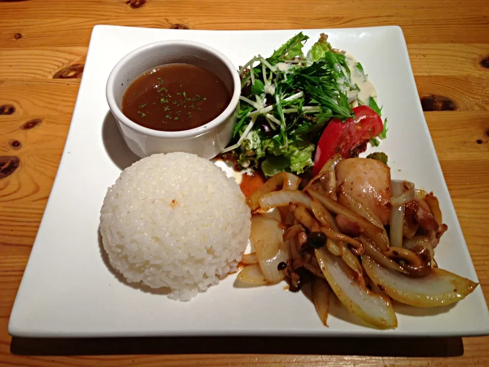 鶏肉とお野菜の柚子胡椒炒め|ハギーさん