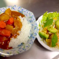 カレーとアボカドのサラダ|eriさん