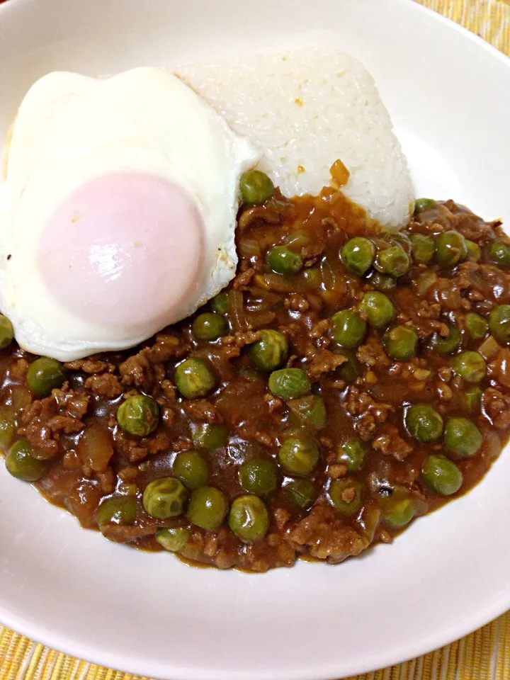 残り物で作ったカレー。|なかのさん