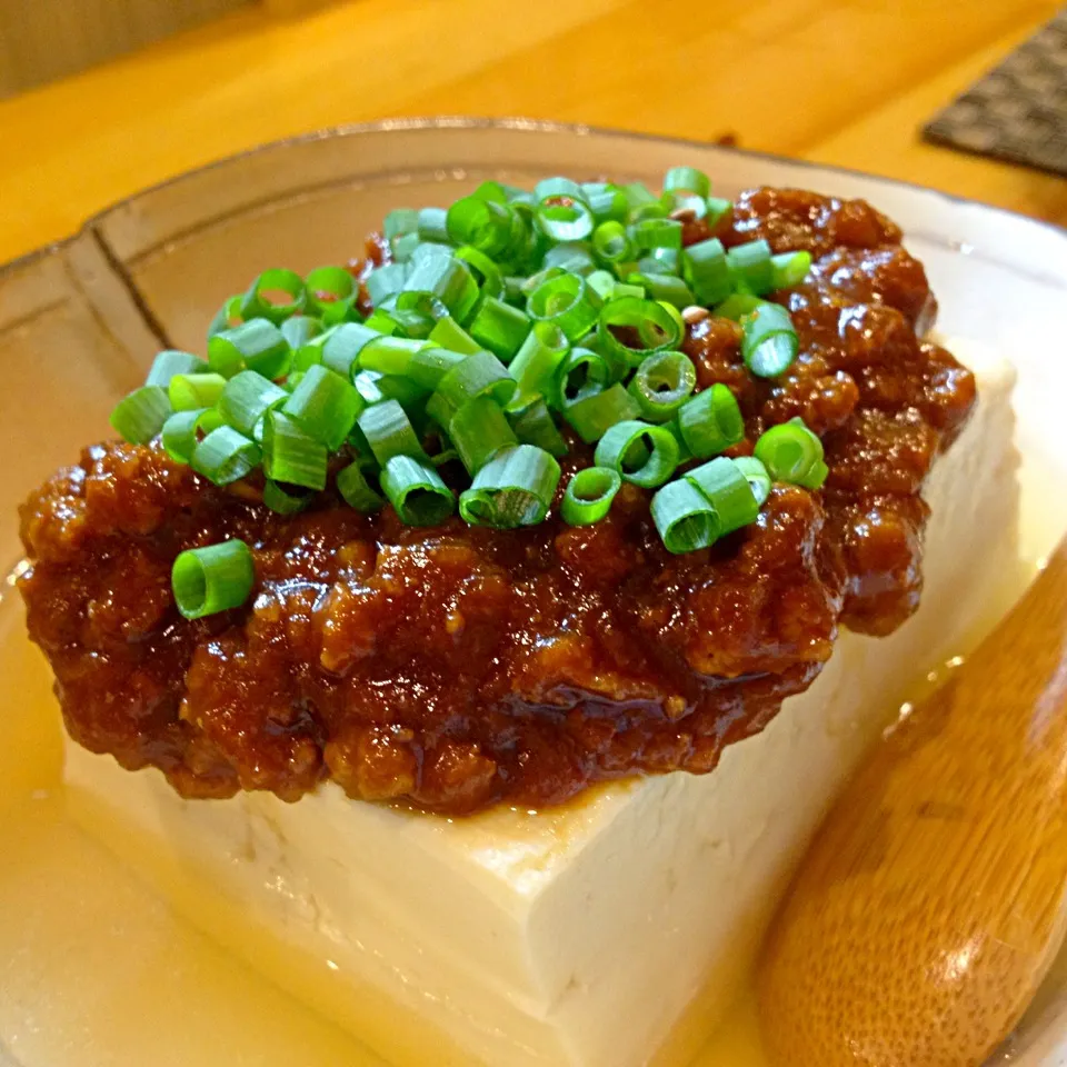 Tofu and miso with ground meat of the chicken|do dyuさん