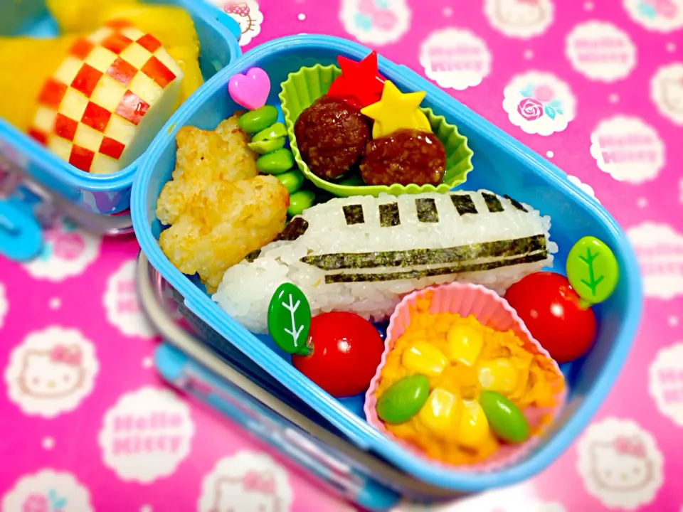 しんかんせん弁当☆息子弁当日|きよちゃんさん