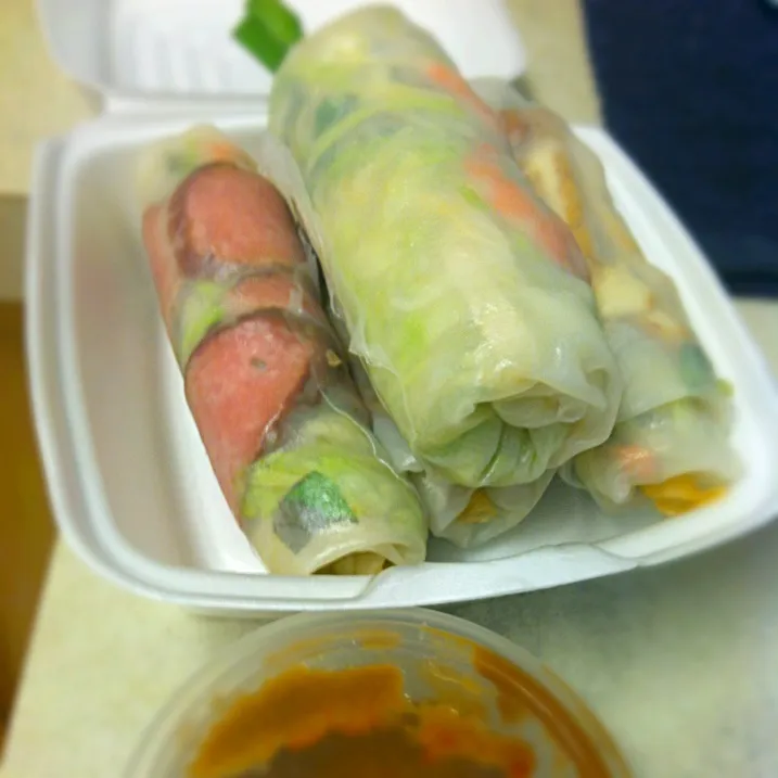 Pork, shrimp, and tofu spring rolls|Juliee ~ ジュリーさん