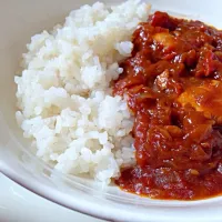 Snapdishの料理写真:トマトチキンカレー|ゆりえさん