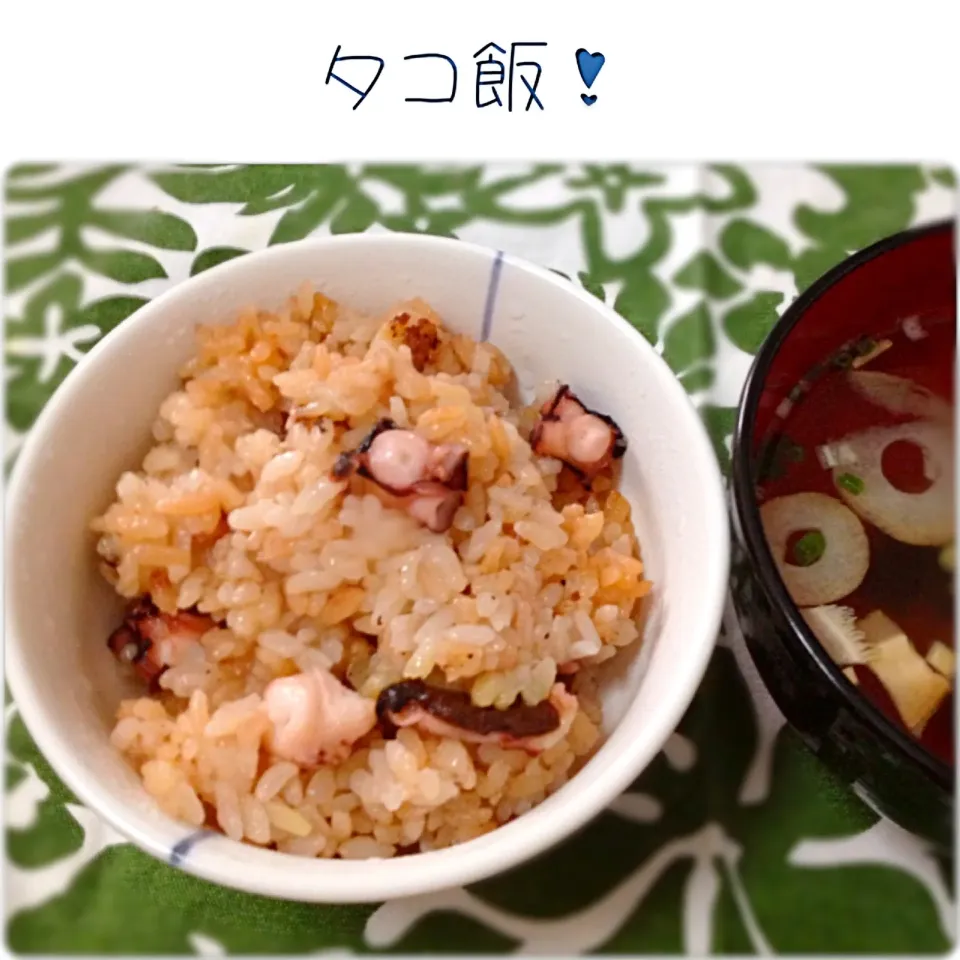 Snapdishの料理写真:たこ飯🐙🐙|あくびさん