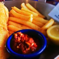 african fish and chips served with peri-peri sauce|Muhammad Ichsan Nurdiansyahさん