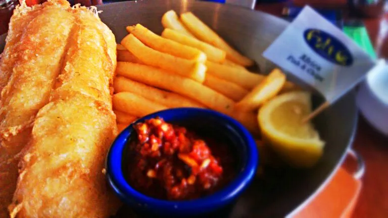 african fish and chips served with peri-peri sauce|Muhammad Ichsan Nurdiansyahさん