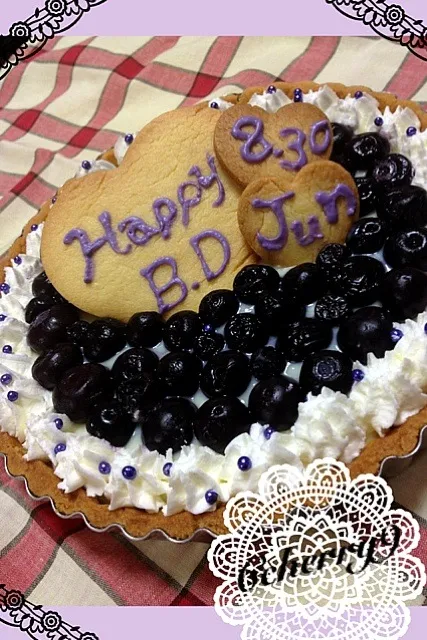 Birthday＊blueberry tarte|びびさん