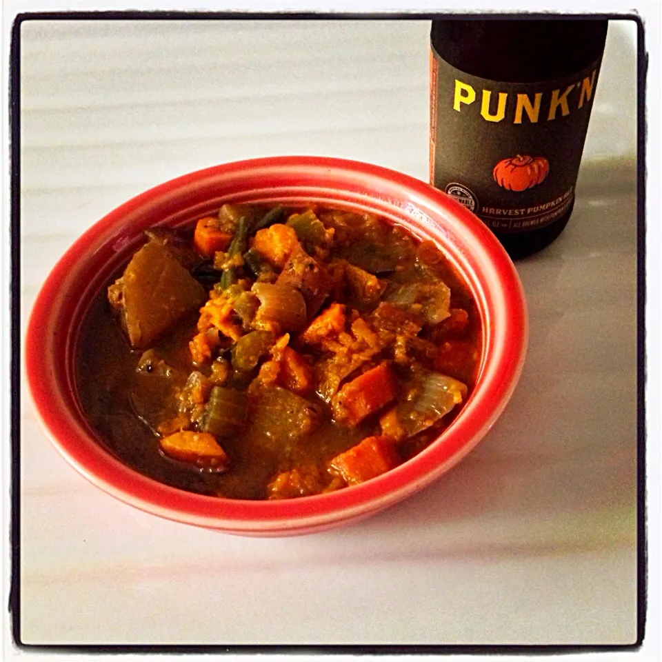 Autumn slow cooked beef stew with Uinta Punk'n Harvest Pumpkin Ale|Ursula Koppenhefferさん