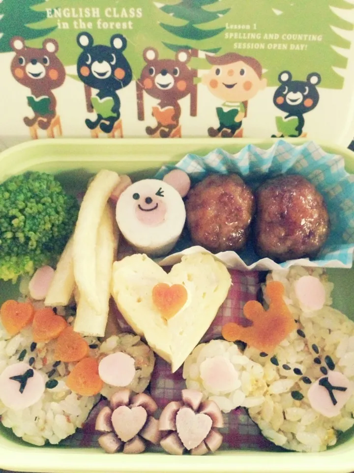 Snapdishの料理写真:⌘年中さんの息子のお弁当⌘|ʕ •́؈•̀ ₎maiʕ •́؈•̀ ₎さん