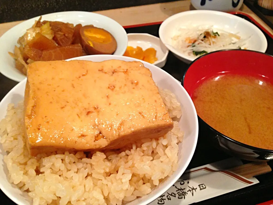 とうめし定食@お多幸(日本橋)|塩豚骨さん