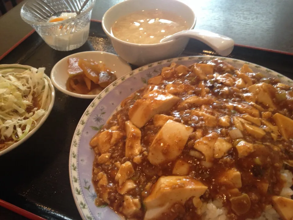 【日替ランチ】麻婆豆腐丼を頂きました。|momongatomoさん