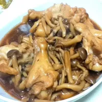 手羽元の甘辛あっさり煮|みちゅさん