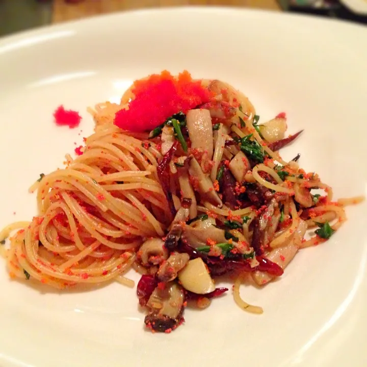 Spicy Ebi Spaghetti with Olive Oil|Pat Zaaさん