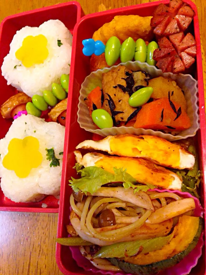 昨日の残り物お弁当〜|晃さん