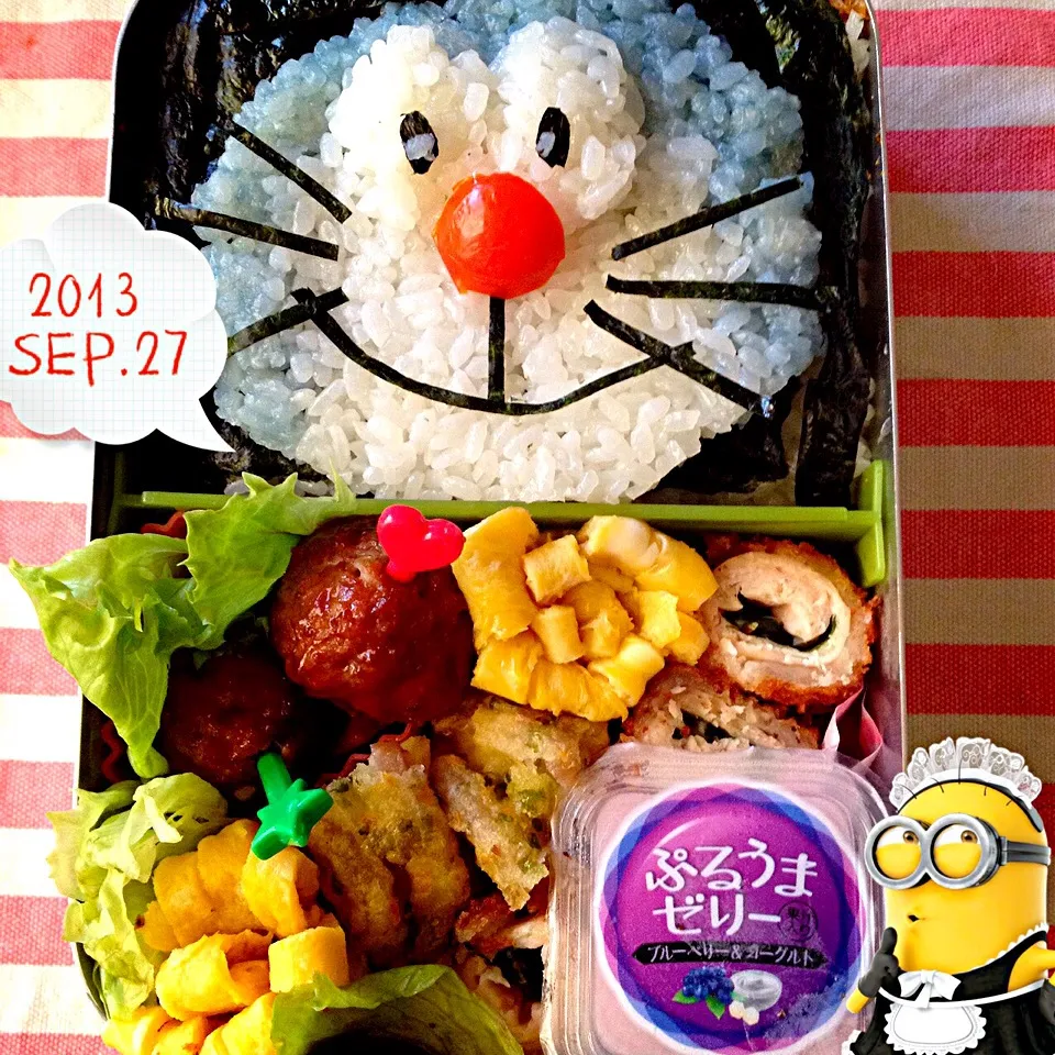 Snapdishの料理写真:お兄ちゃん先生ドラえもん弁当|mari miyabeさん