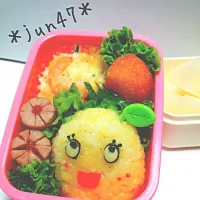 Snapdishの料理写真:ふなっし～～(*≧∀≦*)弁当