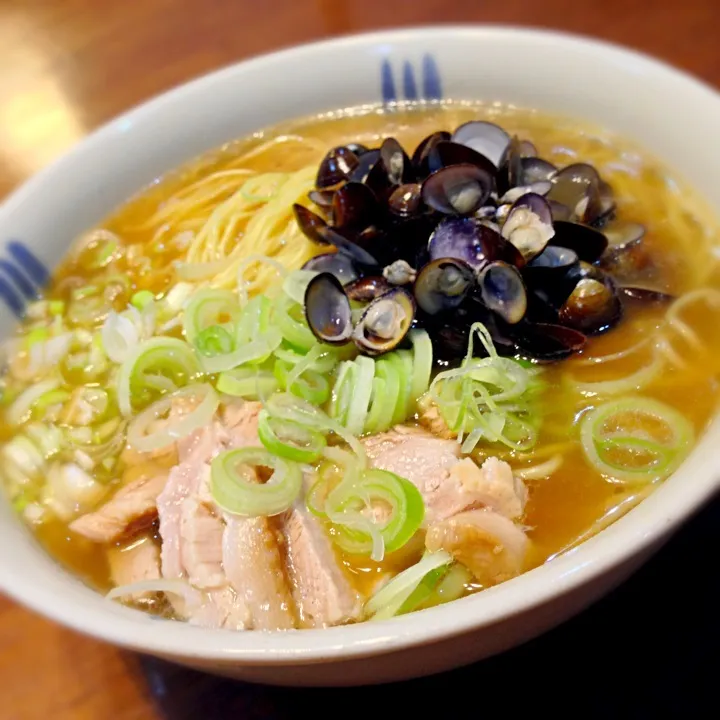 祝！555投稿目、しじみラーメン🍜|おかっぴーさん