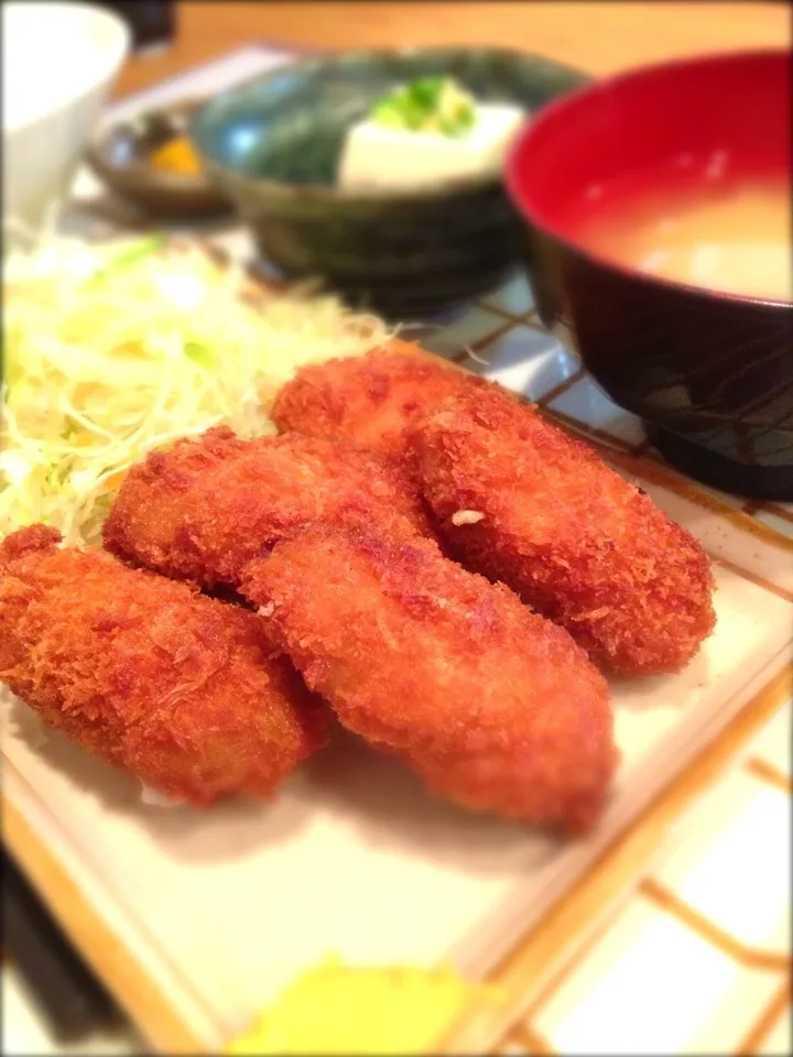 カキフライ定食|寺尾真次さん