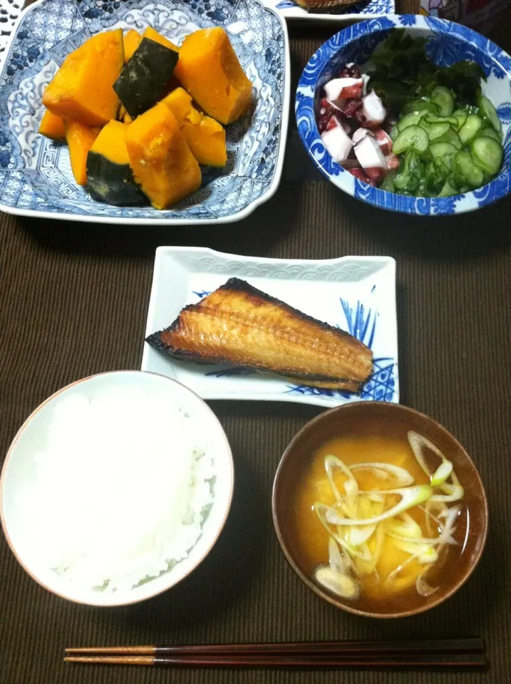 カボチャの煮付け✨酢の物✨ホッケ|ちゃきさん