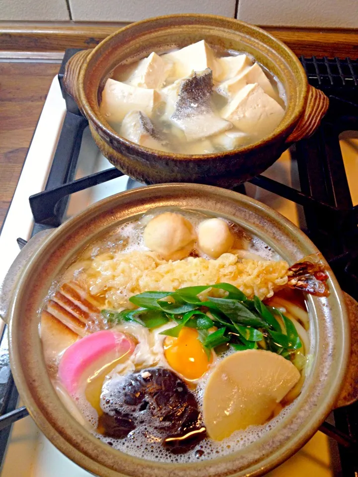 鍋焼きうどんと、たらチリ|ゆう子さん