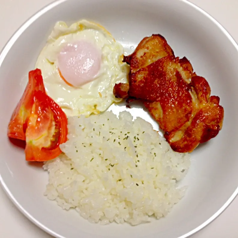 Snapdishの料理写真:🍗chicken & egg🍳|chixさん