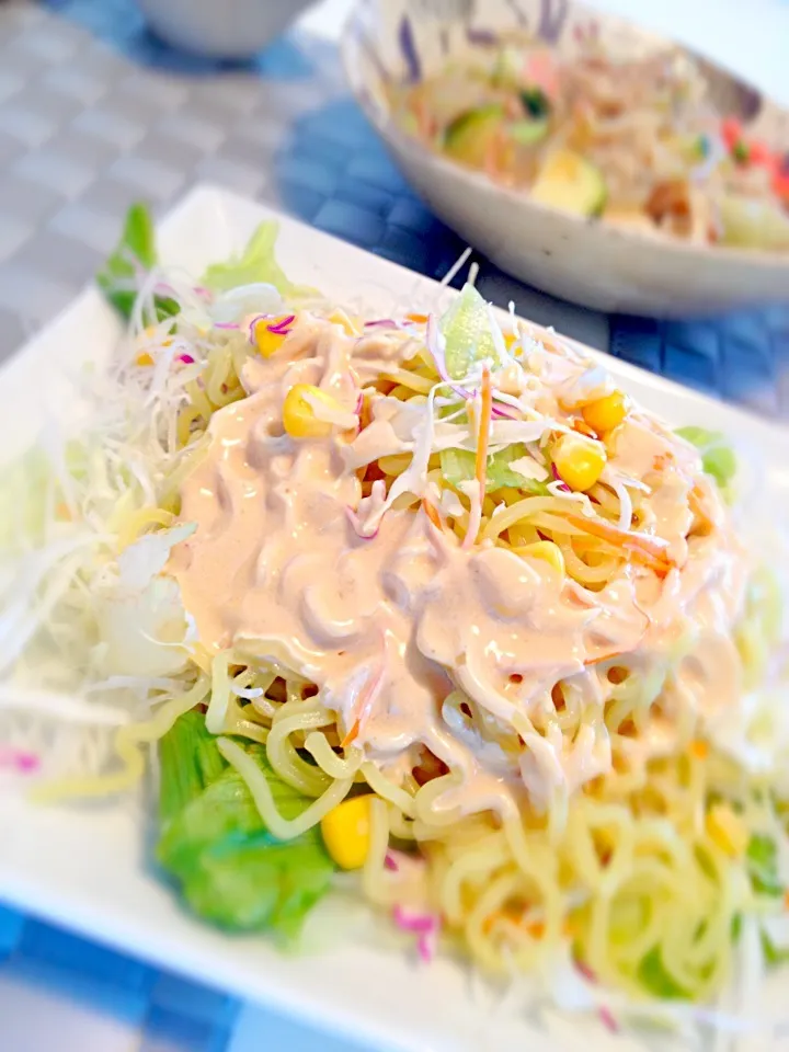 北海道名物？ラーメンサラダ|akiyo22さん