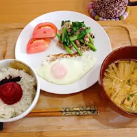 Snapdishの料理写真:久しぶりのうちご飯|ちびくまさん