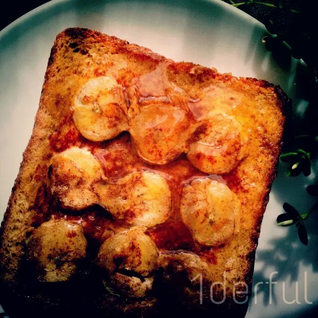 Banana French toast with Honey バナナフレンチトースト|1derfulさん