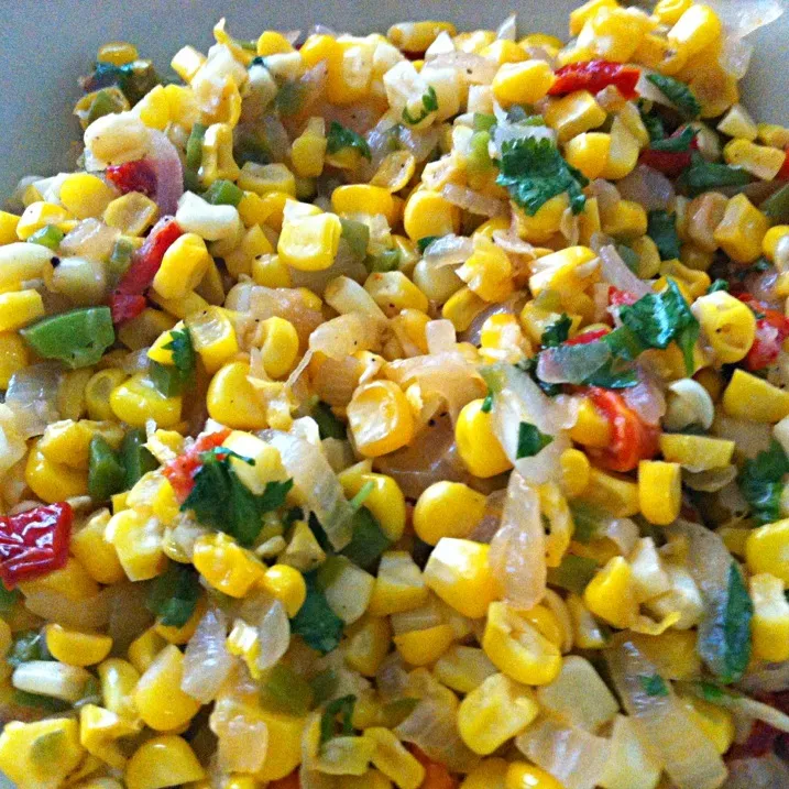 Snapdishの料理写真:Sugar corn relish|virginia frasseさん