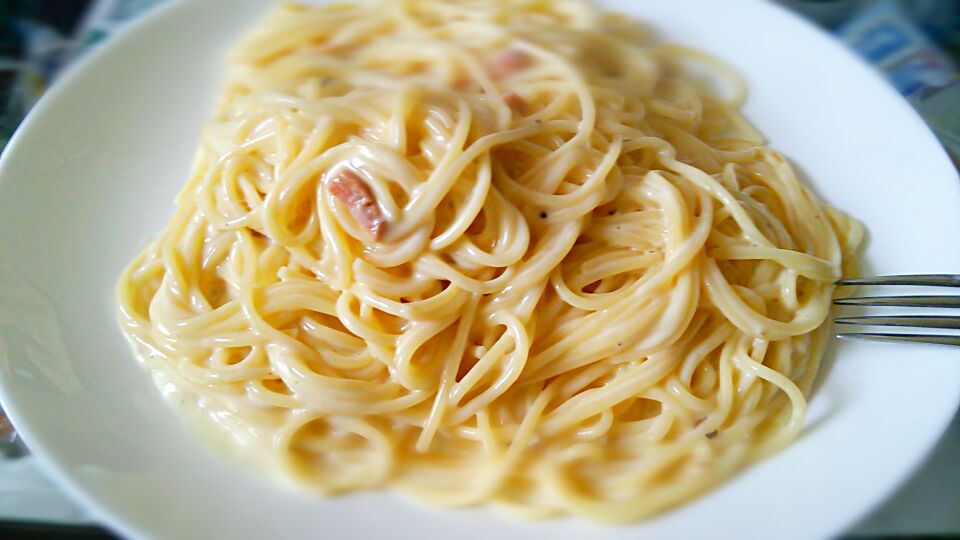 チーズソースのパスタ!!