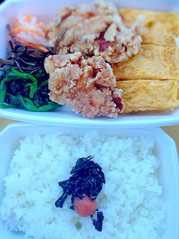 Snapdishの料理写真:から玉弁当|スケルトンさん