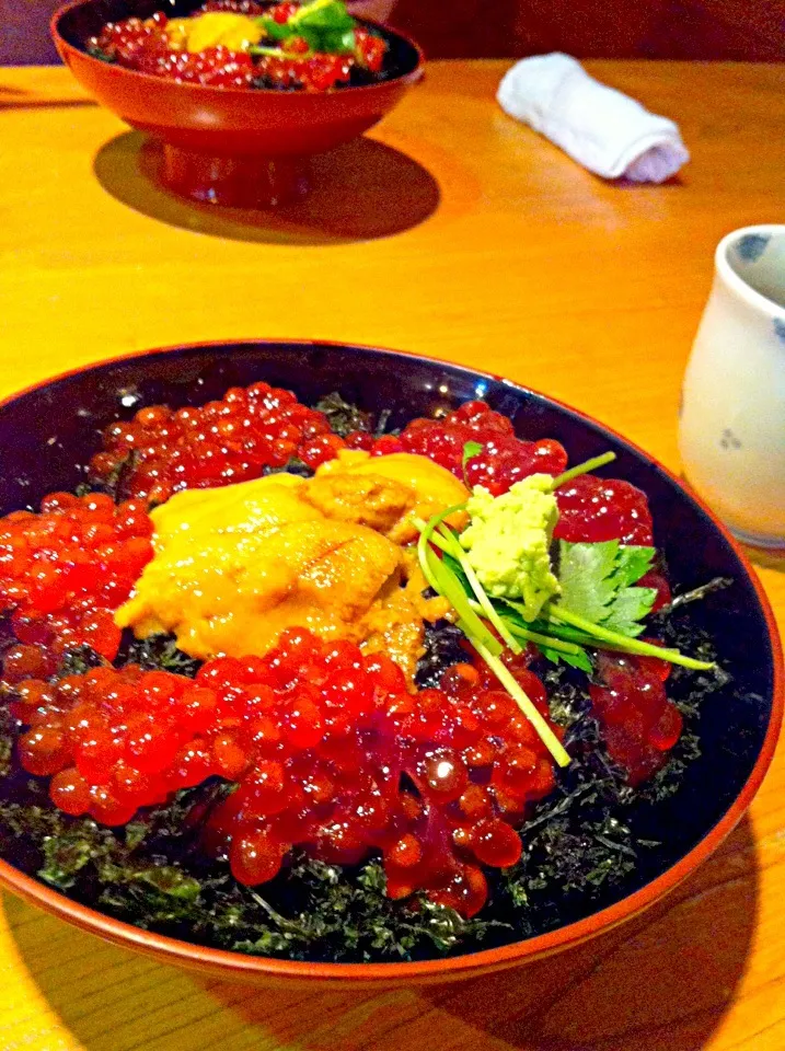 生うにとすじこ丼|森 成美さん