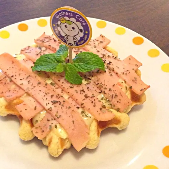 Roasted ham with cheese|heidi🎀さん