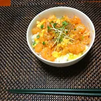 簡単海老マヨオムレツ丼|かなさん