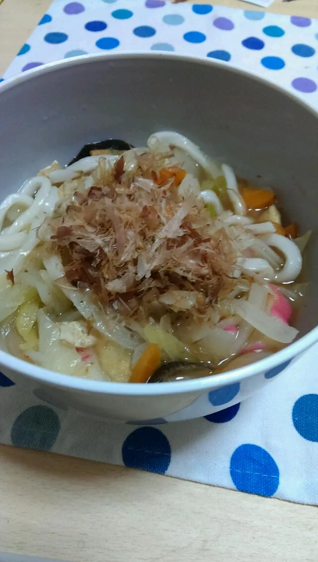 野菜たっぷり煮込み風うどん|meguさん