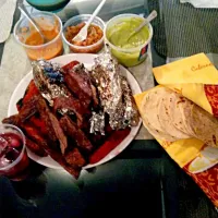 Lista la carnita azada para la comida|karla zannethさん