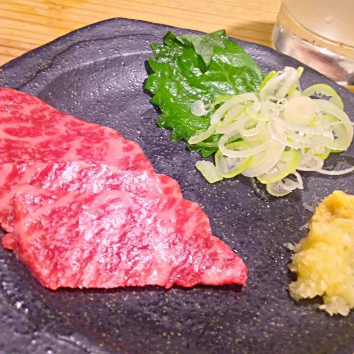 Sashimi of beef|do dyuさん