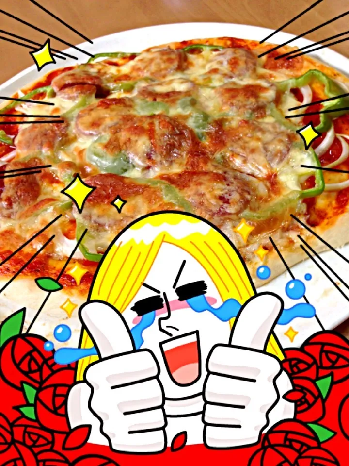 半手作りピザ🍕|相良幸子さん