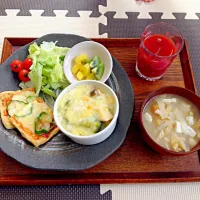 Snapdishの料理写真:9/29朝ごはん★|ネモcafeさん