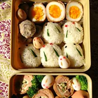 Snapdishの料理写真:お月見弁当|marikoさん