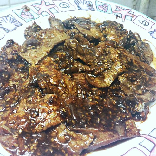 Sukiyaki Beef steak in Oyster Sauce with so much love/Aleyyah Baraguir ...