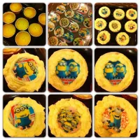 Minion butter cupcakes with vanilla buttercream frosting|Karen Simさん