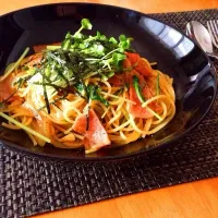 和風パスタ♪|おにくさん