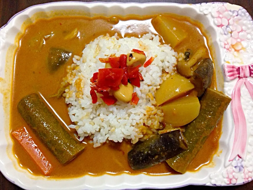 Snapdishの料理写真:Red Curry!!!|Mariettyさん