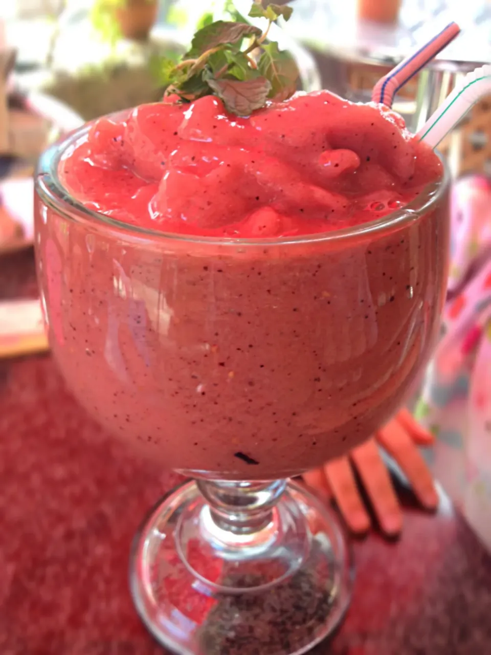 Mixed fruit smoothie|Junya Tanakaさん